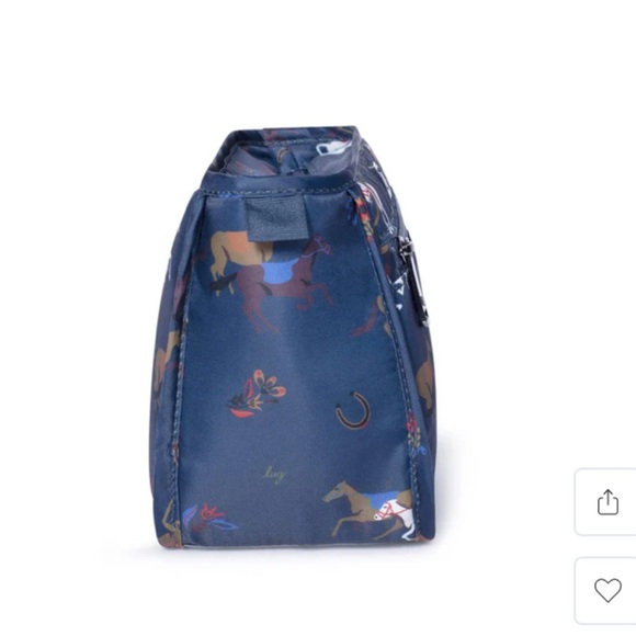 Lug Parasail Cosmetics Toiletries Bag. Horseshoe Navy. NWOT - Picture 5 of 7